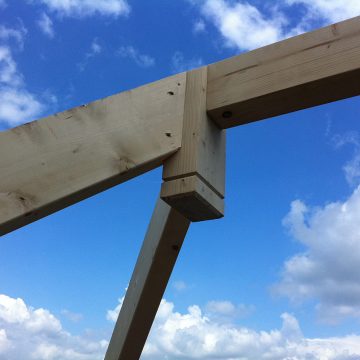 Balkconstructie nieuwe kap