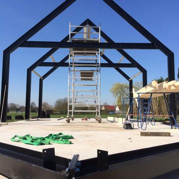 Staalconstructie bijna compleet