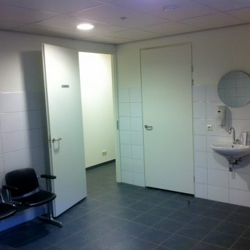 Kleedruimten zijn ook aangepakt