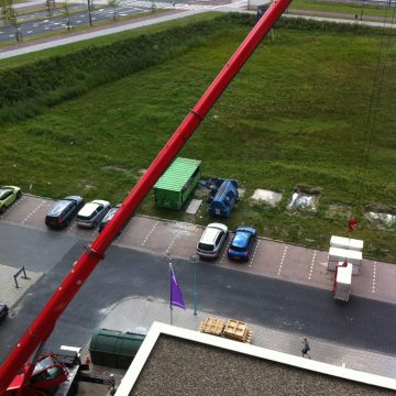 Aan- en afvoer op hoogte