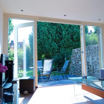 Veel lichtwinst door de aanbouw