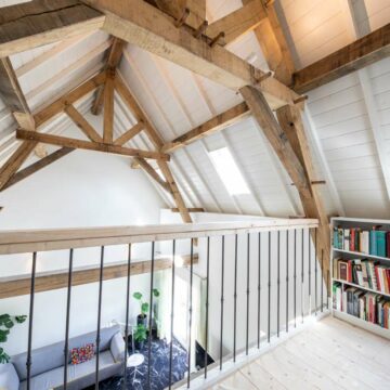 Originele eikenhouten spanten