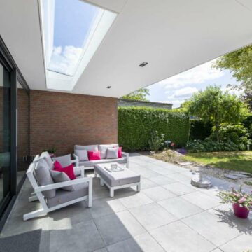 Heerlijk terras, ook in het najaar